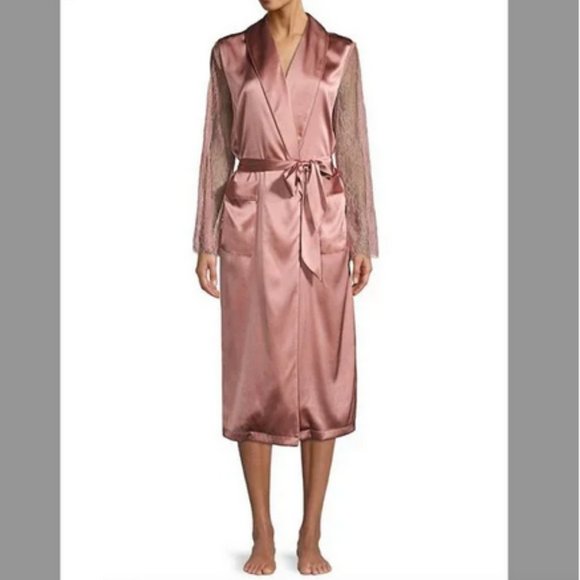 💋 Beautiful Cami NYC silk lace kimono robe - Picture 2 of 7
